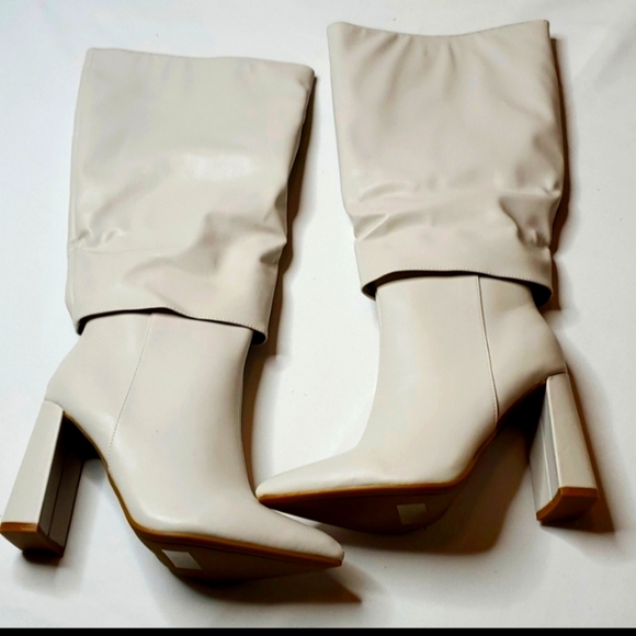 Journee Vegan Leather Boots - Picture 2 of 6